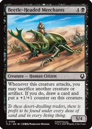 Beetle-Headed Merchants (TLA-086) [Avatar: The Last Airbender] Foil MTG Single Wizards of the Coast