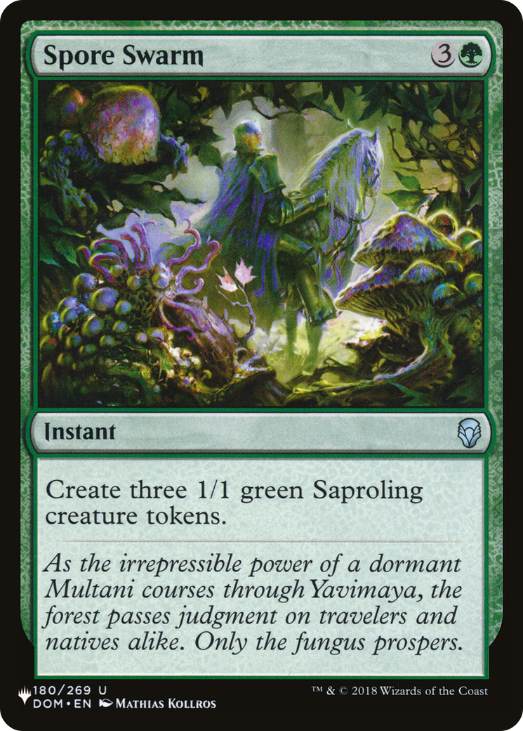Spore Swarm (LIST-180/269) [Mystery Booster] The List MTG Single Wizards of the Coast