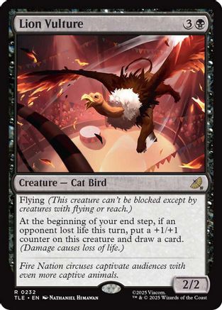 Lion Vulture (TLE-232) [Avatar: The Last Airbender: Eternal-Legal] Foil MTG Single Wizards of the Coast