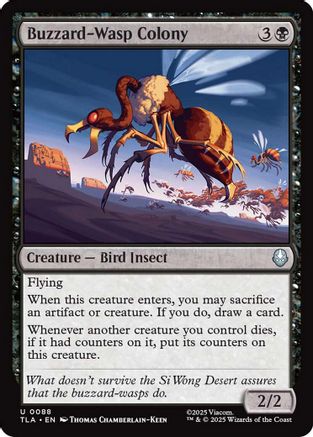 Buzzard-Wasp Colony (TLA-088) [Avatar: The Last Airbender] Foil MTG Single Wizards of the Coast