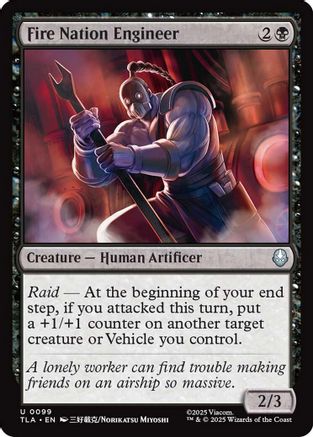 Fire Nation Engineer (TLA-099) [Avatar: The Last Airbender] MTG Single Wizards of the Coast