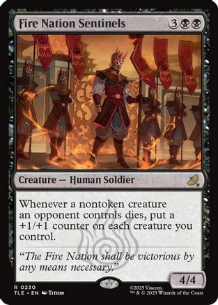Fire Nation Sentinels (TLE-230) [Avatar: The Last Airbender: Eternal-Legal] MTG Single Wizards of the Coast