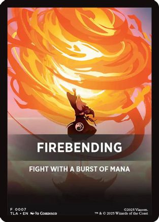 Firebending Theme Card (TLA-007) [Avatar: The Last Airbender] MTG Single Wizards of the Coast