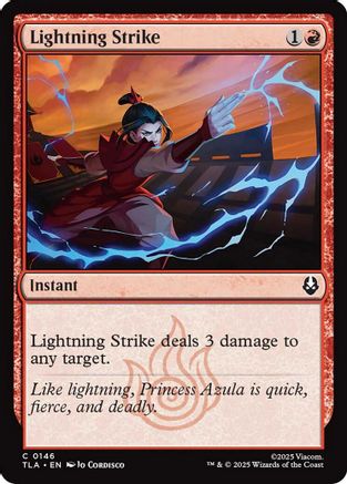 Lightning Strike (TLA-146) [Avatar: The Last Airbender] MTG Single Wizards of the Coast