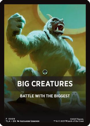 Big Creatures Theme Card (TLA-009) [Avatar: The Last Airbender] MTG Single Wizards of the Coast