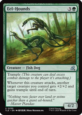 Eel-Hounds (TLE-250) [Avatar: The Last Airbender: Eternal-Legal] Foil MTG Single Wizards of the Coast