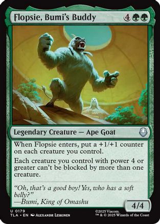 Flopsie, Bumi's Buddy (TLA-179) [Avatar: The Last Airbender] MTG Single Wizards of the Coast