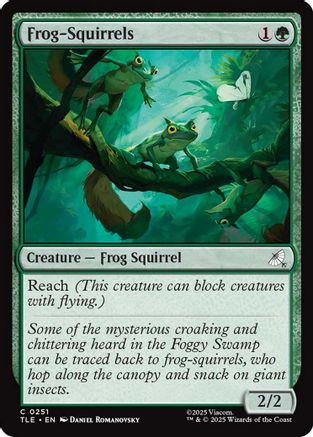 Frog-Squirrels (TLE-251) [Avatar: The Last Airbender: Eternal-Legal] Foil MTG Single Wizards of the Coast