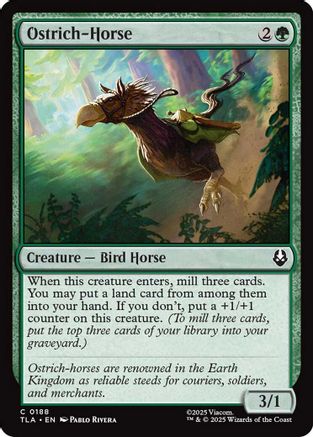 Ostrich-Horse (TLA-188) [Avatar: The Last Airbender] Foil MTG Single Wizards of the Coast
