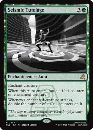Seismic Tutelage (TLE-254) [Avatar: The Last Airbender: Eternal-Legal] Foil MTG Single Wizards of the Coast