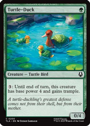 Turtle-Duck (TLA-200) [Avatar: The Last Airbender] Foil MTG Single Wizards of the Coast