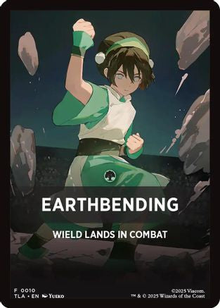 Earthbending Theme Card (TLA-010) [Avatar: The Last Airbender] MTG Single Wizards of the Coast
