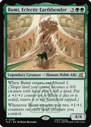 Bumi, Eclectic Earthbender (TLE-248) [Avatar: The Last Airbender: Eternal-Legal] MTG Single Wizards of the Coast