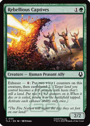 Rebellious Captives (TLA-191) [Avatar: The Last Airbender] Foil MTG Single Wizards of the Coast