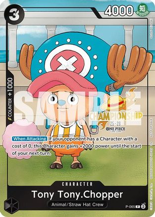 Tony Tony.Chopper (CS 25-26 Event Pack) (P-065) [One Piece Promotion Cards] Foil One Piece Single Bandai