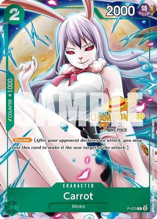 Carrot (CS 25-26 Event Pack) (P-070) [One Piece Promotion Cards] Foil One Piece Single Bandai