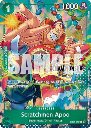Scratchmen Apoo (CS 25-26 Celebration Pack) (EB01-015) [One Piece Promotion Cards] Foil One Piece Single Bandai