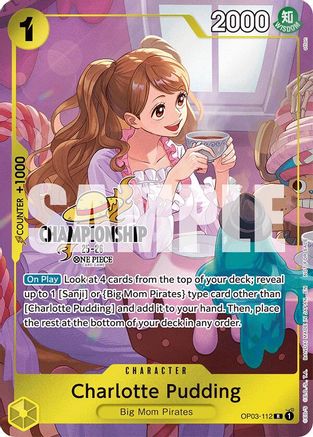 Charlotte Pudding (112) (CS 25-26 Celebration Pack) (OP03-112) [One Piece Promotion Cards] Foil One Piece Single Bandai