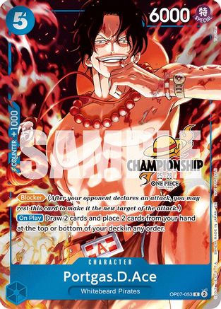 Portgas.D.Ace (CS 25-26 Celebration Pack) (OP07-053) [One Piece Promotion Cards] Foil One Piece Single Bandai