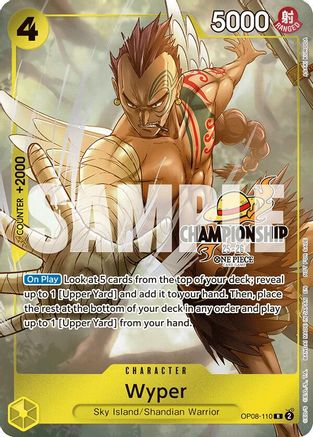 Wyper (CS 25-26 Celebration Pack) (OP08-110) [One Piece Promotion Cards] Foil One Piece Single Bandai