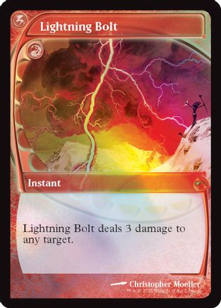 Lightning Bolt (Future Sight) (MFP-001) [Secret Lair] Drop Series Foil MTG Single Wizards of the Coast