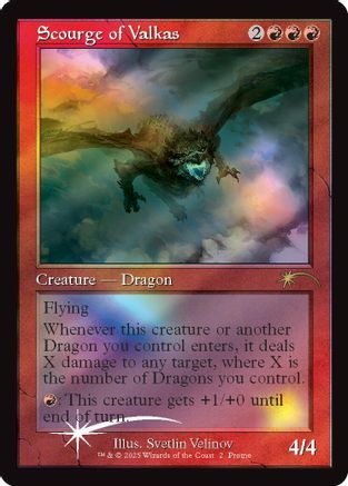 Scourge of Valkas (MFP-002) [Secret Lair] Drop Series Foil MTG Single Wizards of the Coast