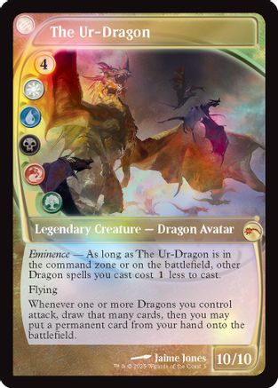 The Ur-Dragon (Future Sight) (MFP-003) [Secret Lair] Drop Series Foil MTG Single Wizards of the Coast