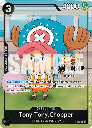 Tony Tony.Chopper (CS 25-26 Event Pack Finalist Ver.) (P-065) [One Piece Promotion Cards] Foil One Piece Single Bandai