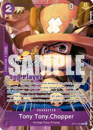 Tony Tony.Chopper (CS 25-26 Top Player Pack) (OP07-066) [One Piece Promotion Cards] Foil One Piece Single Bandai