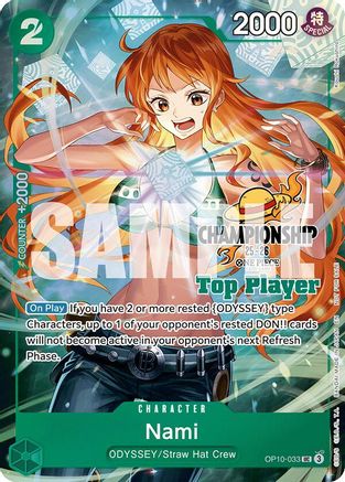 Nami (CS 25-26 Top Player Pack) (OP10-033) [One Piece Promotion Cards] Foil One Piece Single Bandai