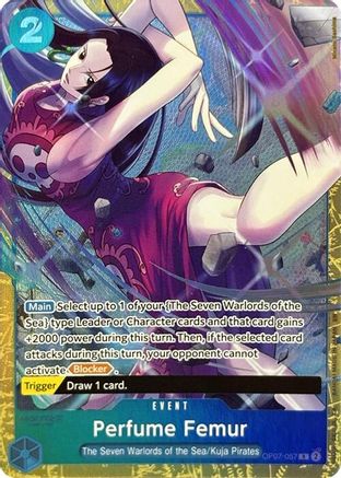 Perfume Femur (Premium Card Collection -Best Selection Vol. 4-) (OP07-057) [One Piece Promotion Cards] Foil One Piece Single Bandai