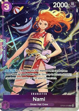 Nami (Premium Card Collection -Best Selection Vol. 4-) (OP09-070) [One Piece Promotion Cards] Foil One Piece Single Bandai