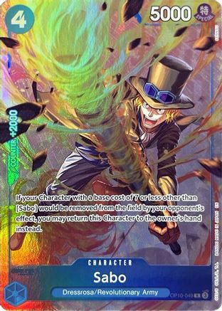 Sabo (Premium Card Collection -Best Selection Vol. 4-) (OP10-049) [One Piece Promotion Cards] Foil One Piece Single Bandai