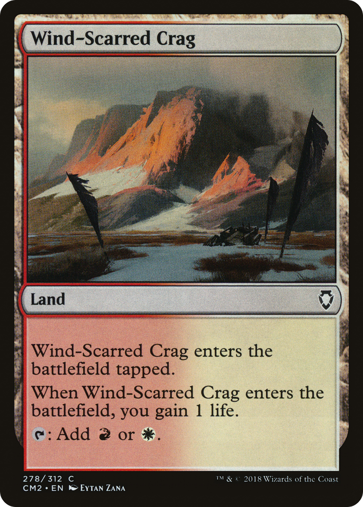 Wind-Scarred Crag (CM2-278) [Commander Anthology Volume II] MTG Single Wizards of the Coast