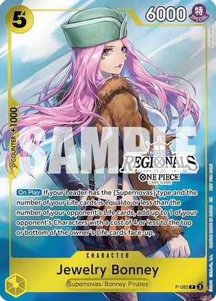 Jewelry Bonney (Online Regional Participation Pack 2025 Vol.2) (P-085) [One Piece Promotion Cards] Foil One Piece Single Bandai