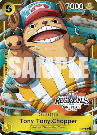 Tony Tony.Chopper (Online Regional Participation Pack 2025 Vol.2) (P-089) [One Piece Promotion Cards] Foil One Piece Single Bandai