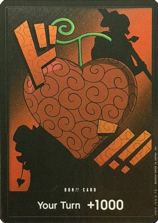 DON!! Card (Op-Op Fruit) (Devil Fruits Collection Vol. 3) [One Piece Promotion Cards] Foil One Piece Single Bandai