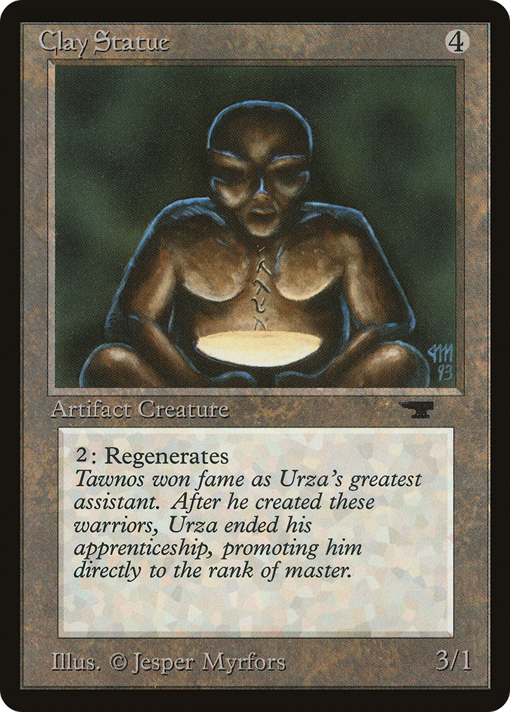 Clay Statue (ATQ-044) [Oldschool] Antiquities MTG Single Wizards of the Coast
