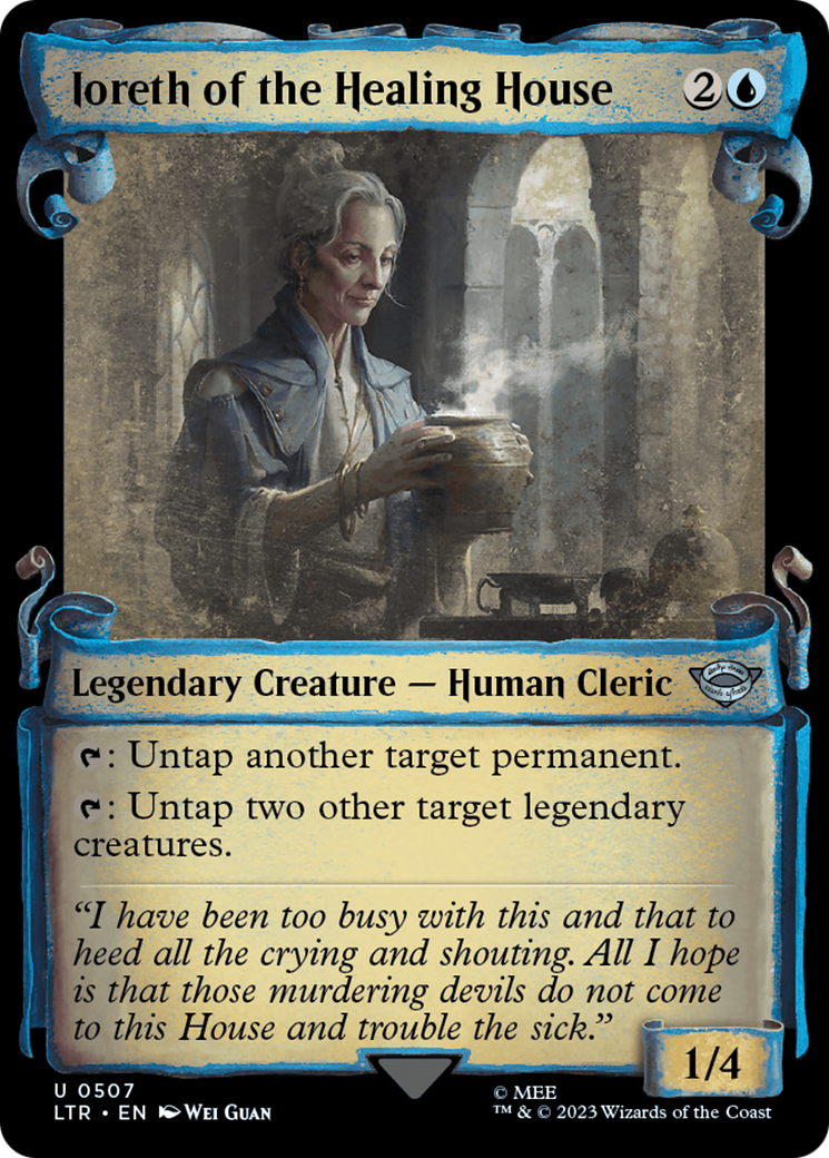 Ioreth of the Healing House (Showcase Scrolls) (LTR-507) [The Lord of the Rings: Tales of Middle-earth] (Showcase) MTG Single Wizards of the Coast