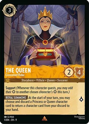 The Queen - Conceited Ruler (1/204) [Fabled] Lorcana Single Disney