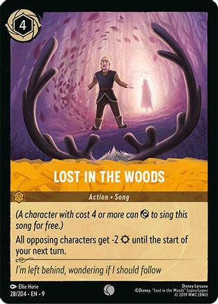 Lost in the Woods (28/204) [Fabled] Cold Foil Lorcana Single Disney