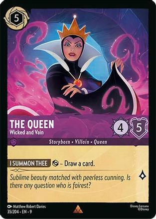 The Queen - Wicked and Vain (35/204) [Fabled] Lorcana Single Disney