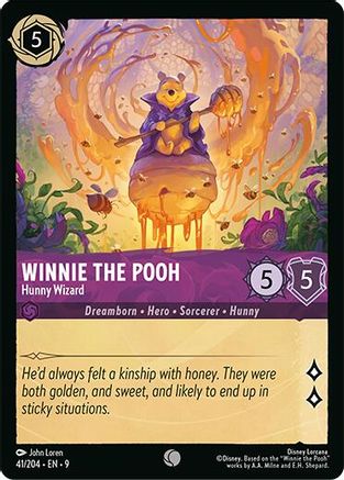 Winnie the Pooh - Hunny Wizard (41/204) [Fabled] Lorcana Single Disney