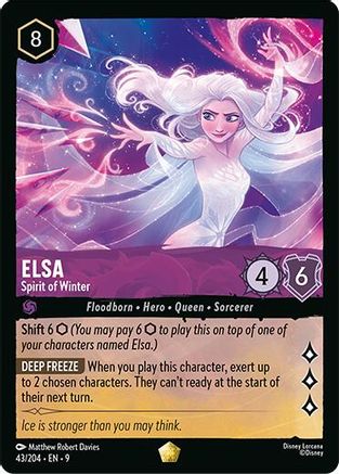 Elsa - Spirit of Winter (43/204) [Fabled] Lorcana Single Disney