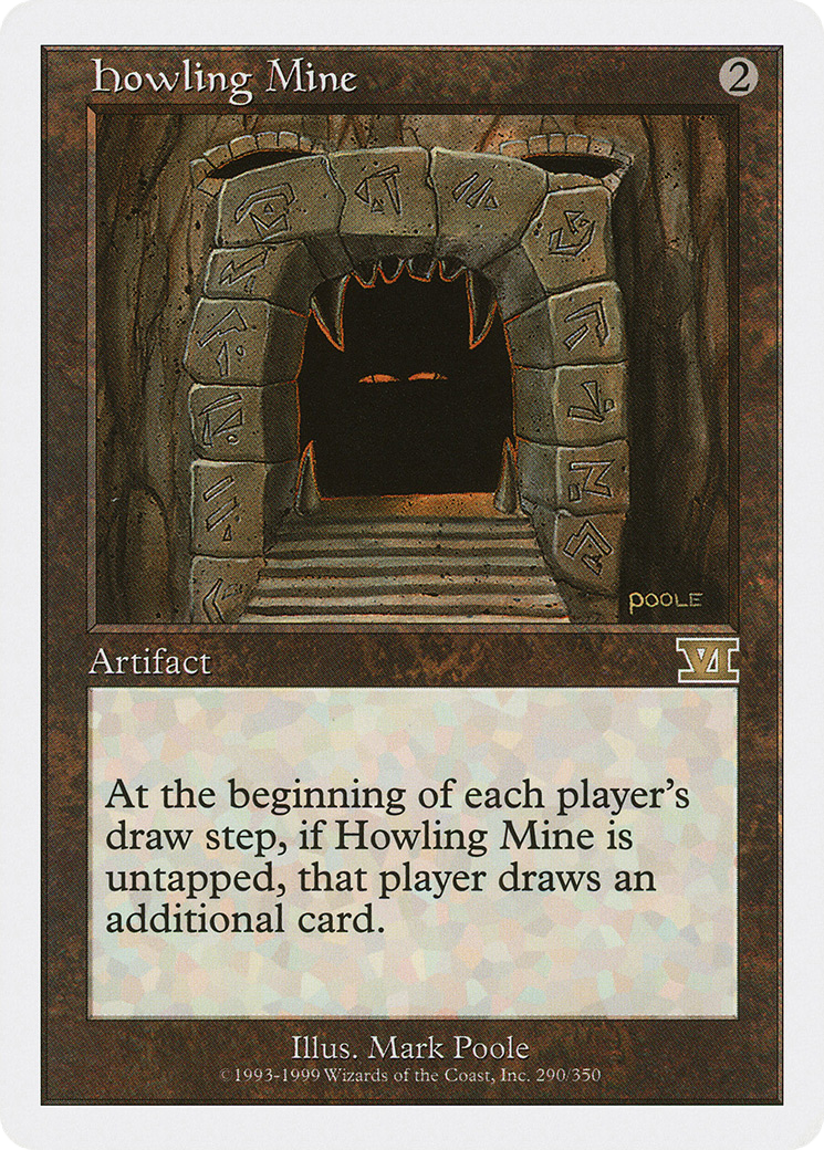Howling Mine (6ED-290) [Classic Sixth Edition] MTG Single Wizards of the Coast