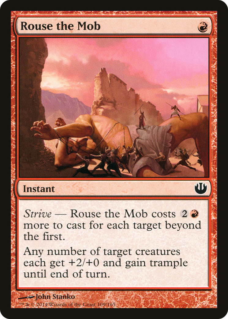 Rouse the Mob (JOU-109) [Journey into Nyx] MTG Single Wizards of the Coast