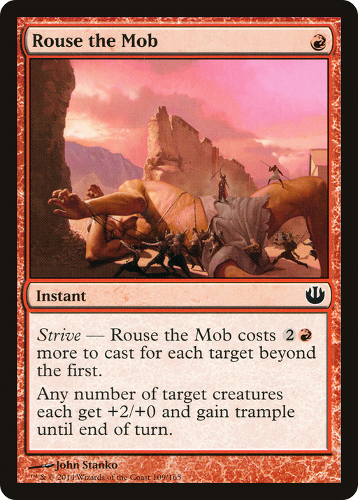 Rouse the Mob (JOU-109) [Journey into Nyx] Foil MTG Single Wizards of the Coast
