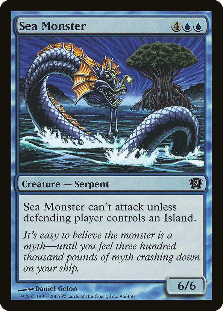 Sea Monster (9ED-) [9th Edition] Foil MTG Single Wizards of the Coast