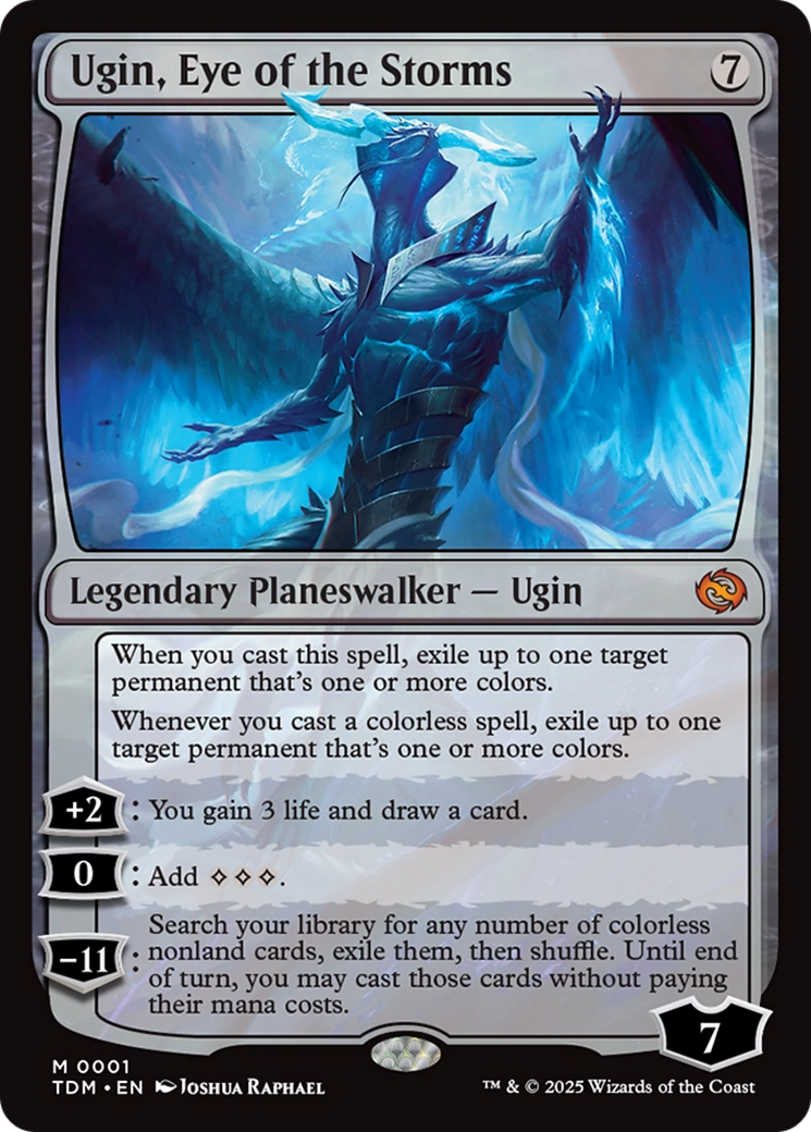 Ugin, Eye of the Storms (TDM-001) [Tarkir: Dragonstorm] MTG Single Wizards of the Coast