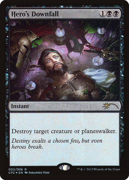Hero's Downfall (UMP-002) [Fate Reforged Clash Pack] Foil MTG Single Wizards of the Coast